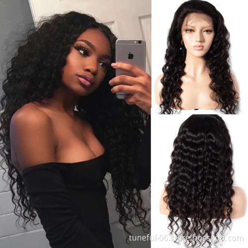 Wholesale Curly Wigs Human Hair Lace Front Cuticle Aligned Virgin Hair Vendor Swiss Lace Human Hair Wigs For Black Women
